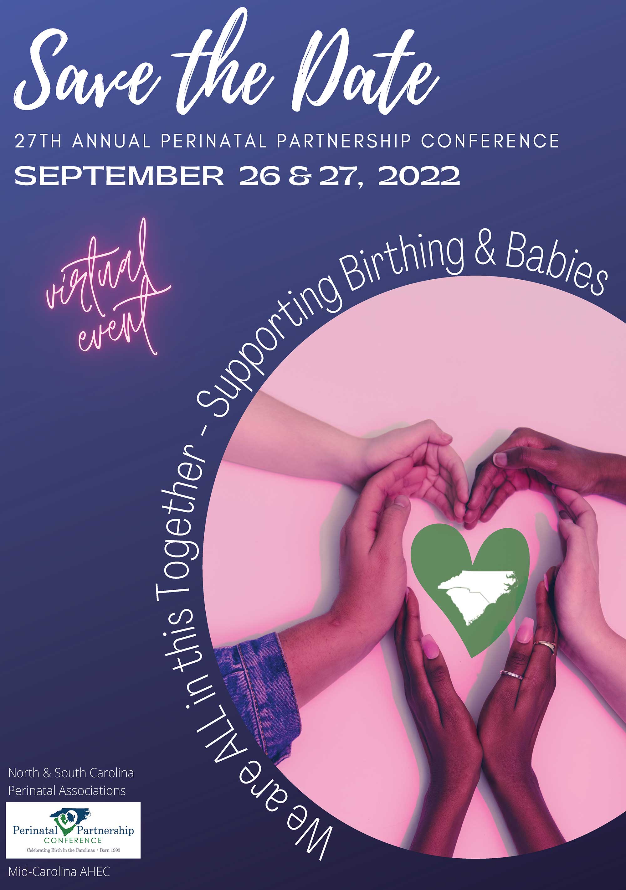 save the date 27th annual perinatal partnership conference september 26-27 2022